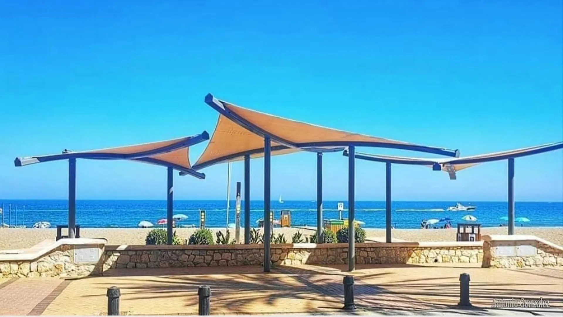 Luxury Beachfront Apartment With Pool, Sauna, Fitness And Gym In Province Malaga, Andalusia Mijas